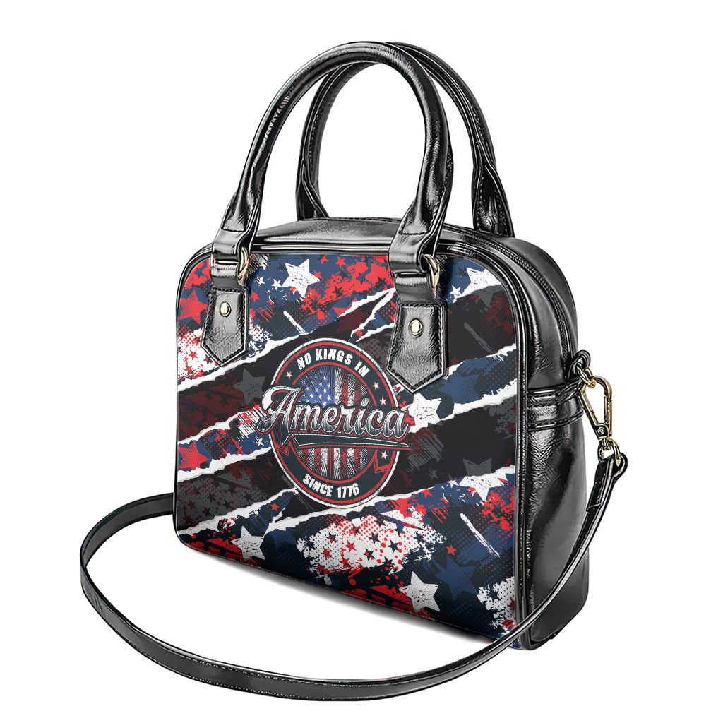 No Kings In America Since 1776 Shoulder Handbag Grunge Style - Wonder Print Shop