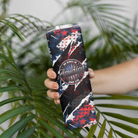 No Kings In America Since 1776 Skinny Tumbler Grunge Style - Wonder Print Shop