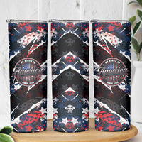 No Kings In America Since 1776 Skinny Tumbler Grunge Style - Wonder Print Shop