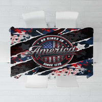 No Kings In America Since 1776 Tablecloth Grunge Style - Wonder Print Shop