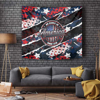 No Kings In America Since 1776 Tapestry Grunge Style - Wonder Print Shop