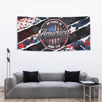 No Kings In America Since 1776 Tapestry Grunge Style - Wonder Print Shop