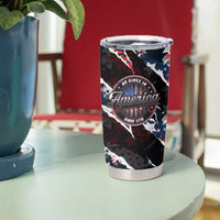 No Kings In America Since 1776 Tumbler Cup Grunge Style - Wonder Print Shop