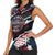No Kings In America Since 1776 Women Sleeveless Polo Shirt Grunge Style - Wonder Print Shop