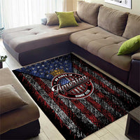 No Kings In America Since 1777 Area Rug Retro Vibe - Wonder Print Shop