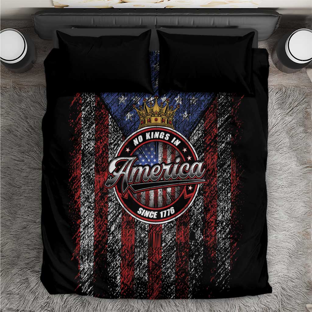 No Kings In America Since 1777 Bedding Set Retro Vibe - Wonder Print Shop