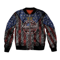 No Kings In America Since 1777 Bomber Jacket Retro Vibe - Wonder Print Shop