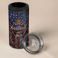 No Kings In America Since 1777 4 in 1 Can Cooler Tumbler Retro Vibe - Wonder Print Shop