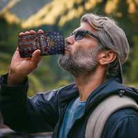 No Kings In America Since 1777 4 in 1 Can Cooler Tumbler Retro Vibe - Wonder Print Shop