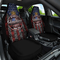 No Kings In America Since 1777 Car Seat Cover Retro Vibe - Wonder Print Shop