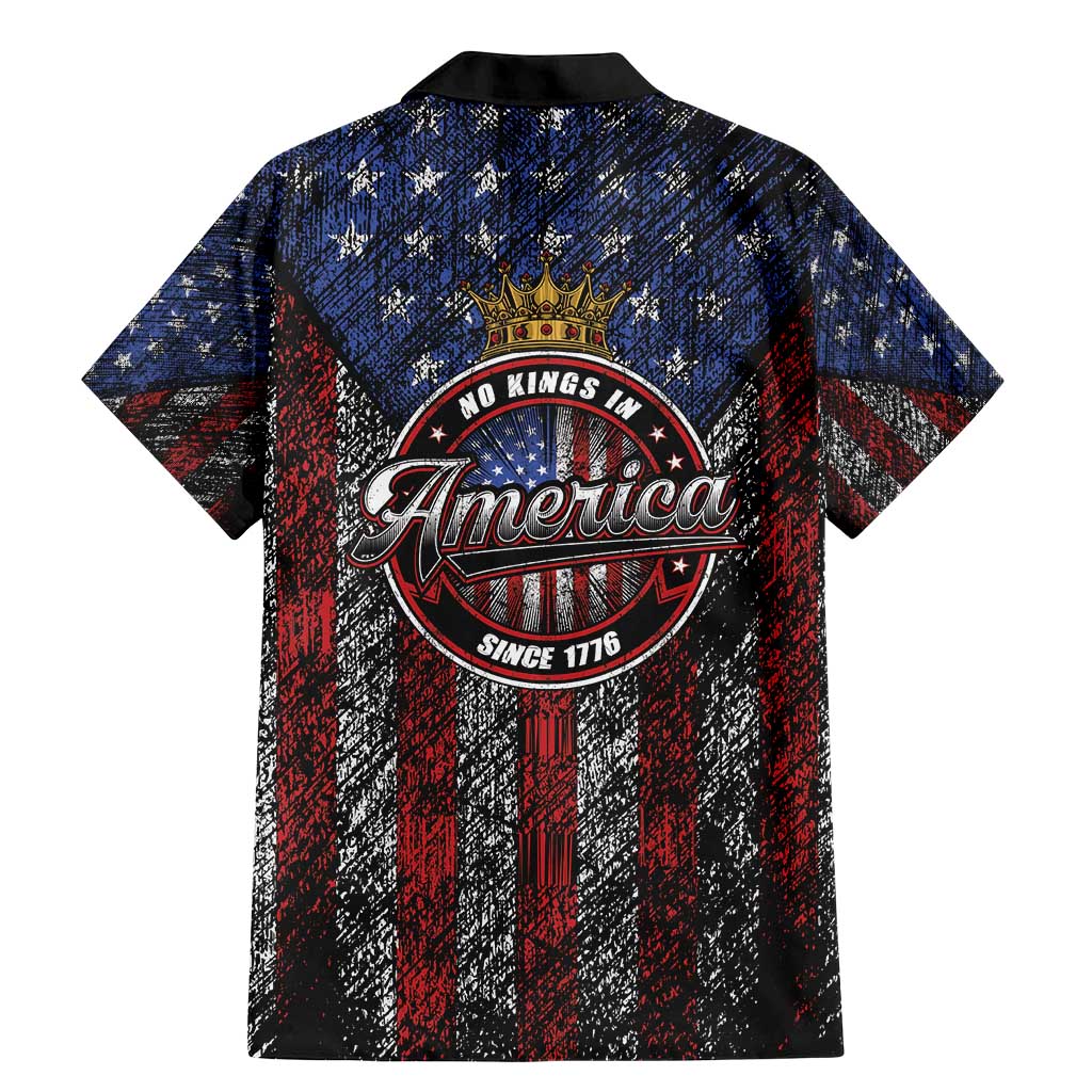 No Kings In America Since 1777 Family Matching Mermaid Dress and Hawaiian Shirt Retro Vibe - Wonder Print Shop