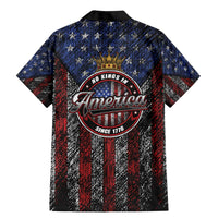 No Kings In America Since 1777 Family Matching Mermaid Dress and Hawaiian Shirt Retro Vibe - Wonder Print Shop