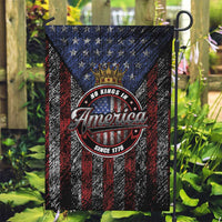 No Kings In America Since 1777 Garden Flag Retro Vibe - Wonder Print Shop