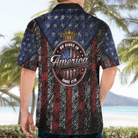 No Kings In America Since 1777 Hawaiian Shirt Retro Vibe - Wonder Print Shop