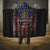 No Kings In America Since 1777 Hooded Blanket Retro Vibe - Wonder Print Shop