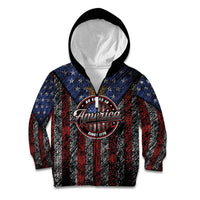 No Kings In America Since 1777 Kid Hoodie Retro Vibe - Wonder Print Shop