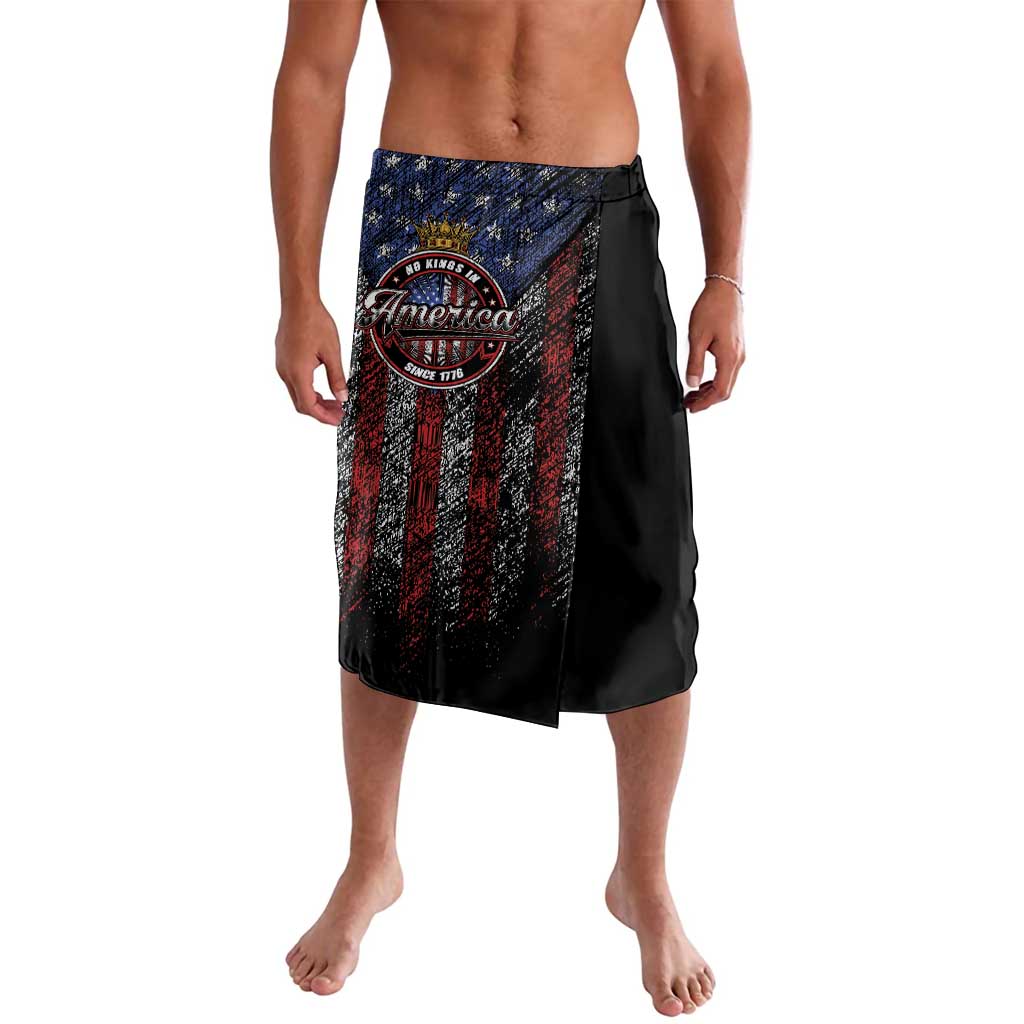No Kings In America Since 1777 Lavalava Retro Vibe - Wonder Print Shop