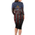 No Kings In America Since 1777 Long Sleeve Bodycon Dress Retro Vibe - Wonder Print Shop