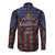 No Kings In America Since 1777 Long Sleeve Button Shirt Retro Vibe - Wonder Print Shop