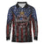 No Kings In America Since 1777 Long Sleeve Polo Shirt Retro Vibe - Wonder Print Shop