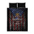 No Kings In America Since 1777 Quilt Bed Set Retro Vibe - Wonder Print Shop