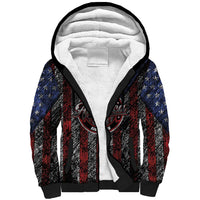 No Kings In America Since 1777 Sherpa Hoodie Retro Vibe - Wonder Print Shop