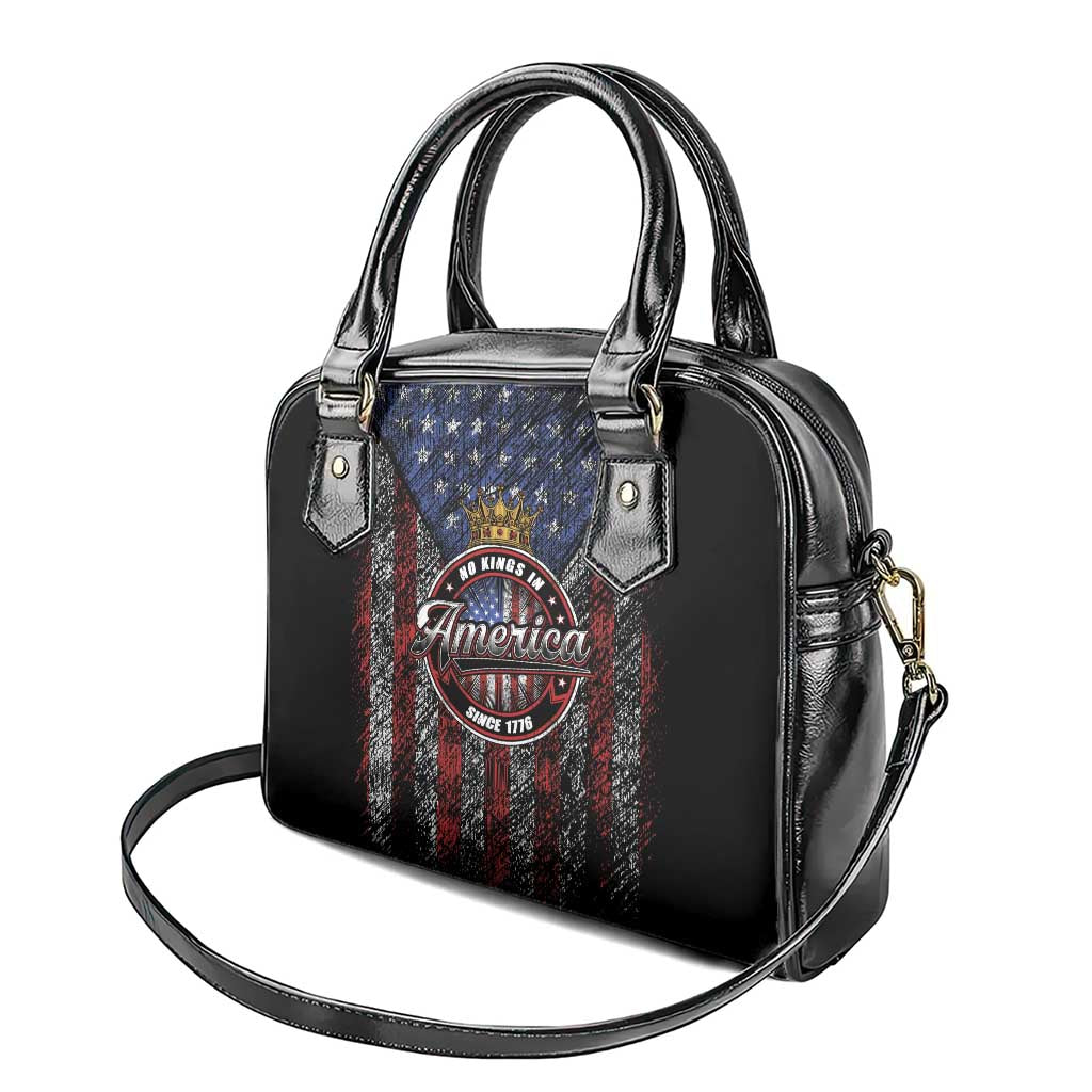 No Kings In America Since 1777 Shoulder Handbag Retro Vibe - Wonder Print Shop