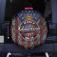 No Kings In America Since 1777 Spare Tire Cover Retro Vibe - Wonder Print Shop