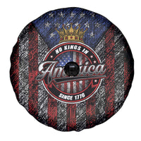No Kings In America Since 1777 Spare Tire Cover Retro Vibe - Wonder Print Shop