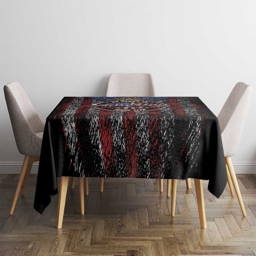 No Kings In America Since 1777 Tablecloth Retro Vibe - Wonder Print Shop