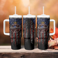 No Kings In America Since 1777 Tumbler With Handle Retro Vibe - Wonder Print Shop