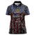No Kings In America Since 1777 Women Polo Shirt Retro Vibe - Wonder Print Shop