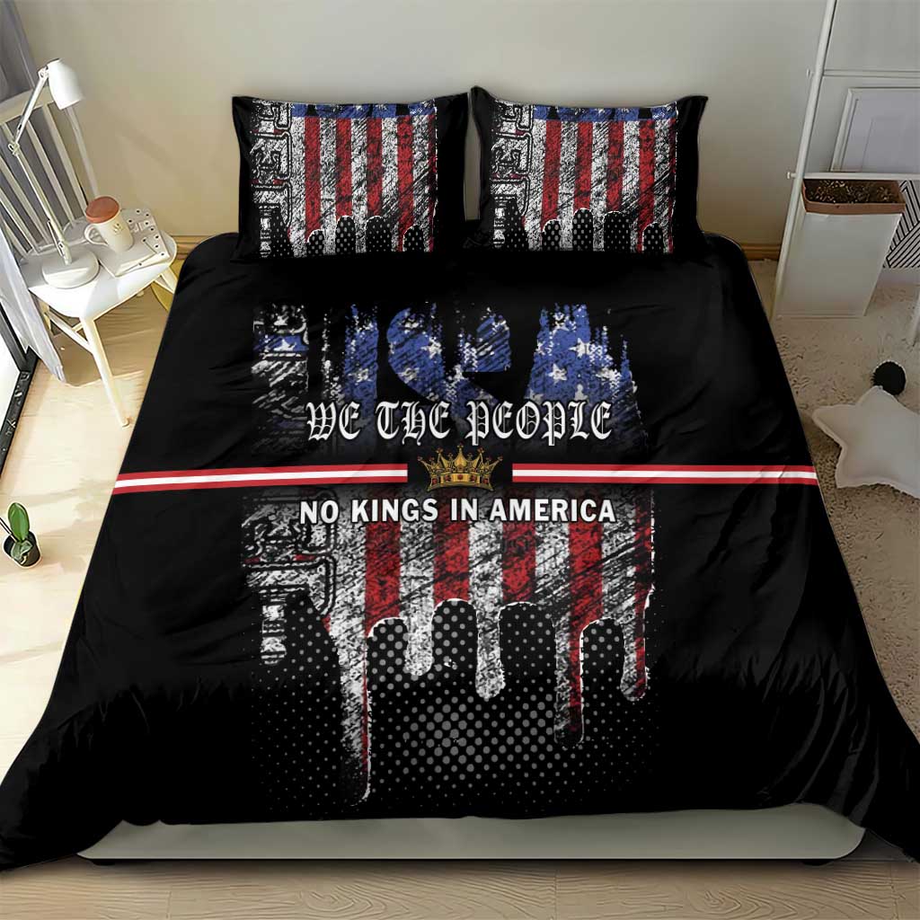 We The People Bedding Set No Kings In America Since 1776 - Wonder Print Shop