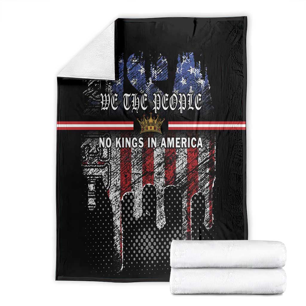 We The People Blanket No Kings In America Since 1776 - Wonder Print Shop