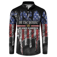 We The People Button Sweatshirt No Kings In America Since 1776 - Wonder Print Shop