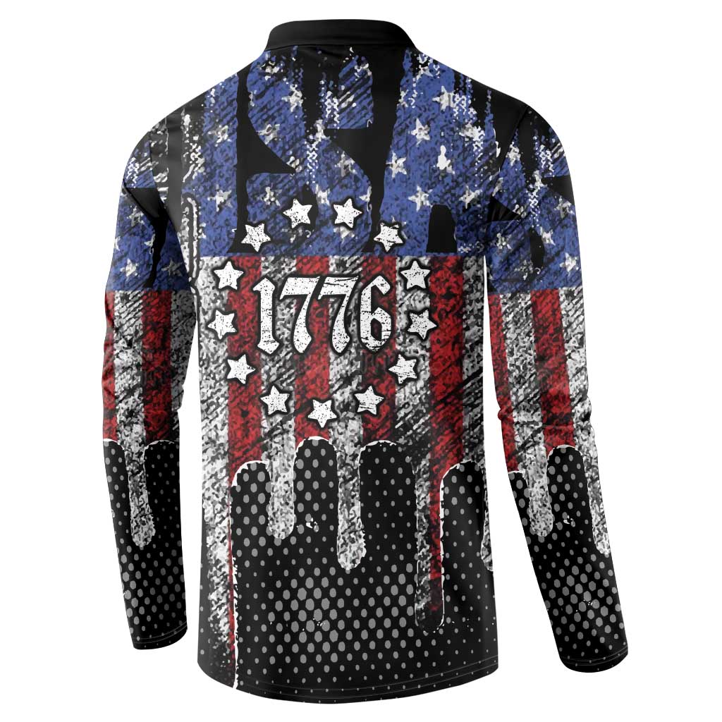 We The People Button Sweatshirt No Kings In America Since 1776 - Wonder Print Shop