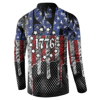 We The People Button Sweatshirt No Kings In America Since 1776 - Wonder Print Shop