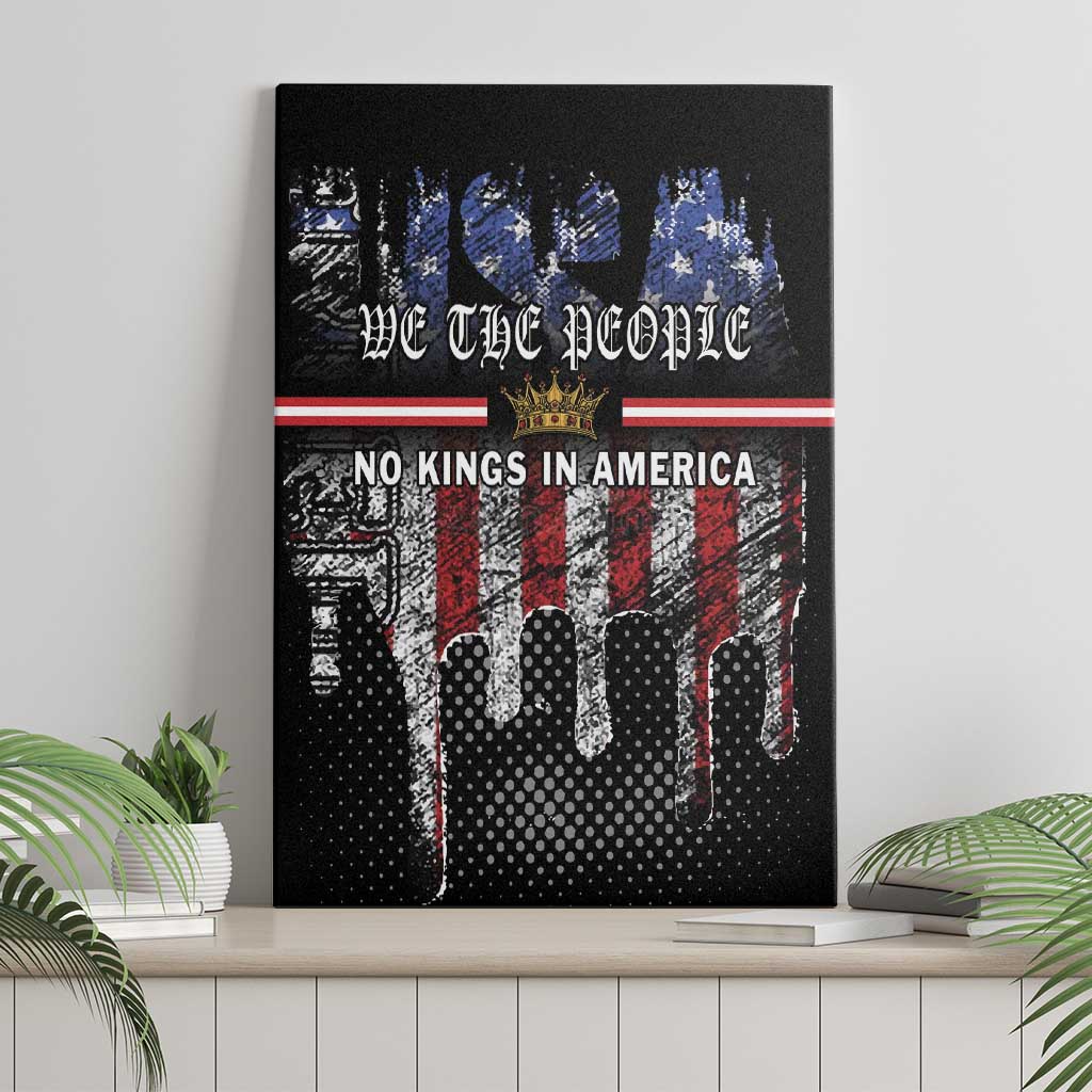 We The People Canvas Wall Art No Kings In America Since 1776 - Wonder Print Shop
