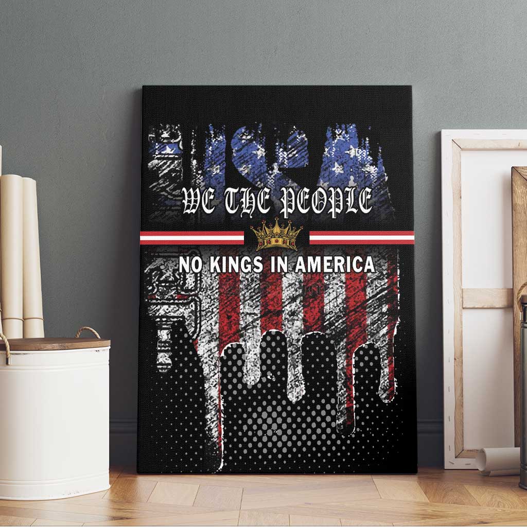 We The People Canvas Wall Art No Kings In America Since 1776 - Wonder Print Shop
