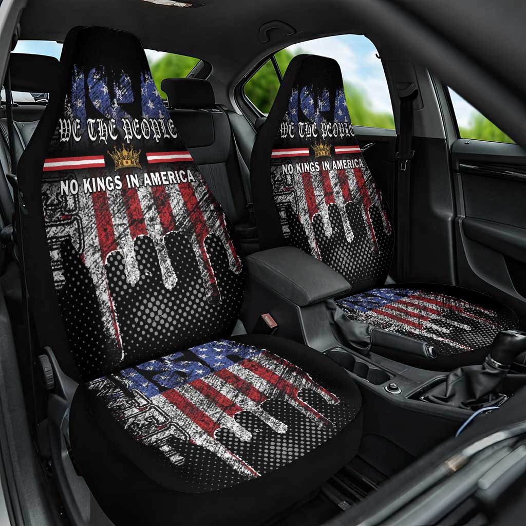 We The People Car Seat Cover No Kings In America Since 1776 - Wonder Print Shop