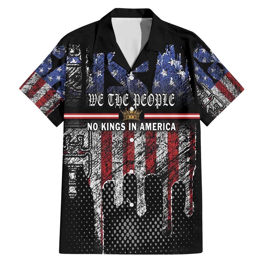 We The People Family Matching Mermaid Dress and Hawaiian Shirt No Kings In America Since 1776 - Wonder Print Shop