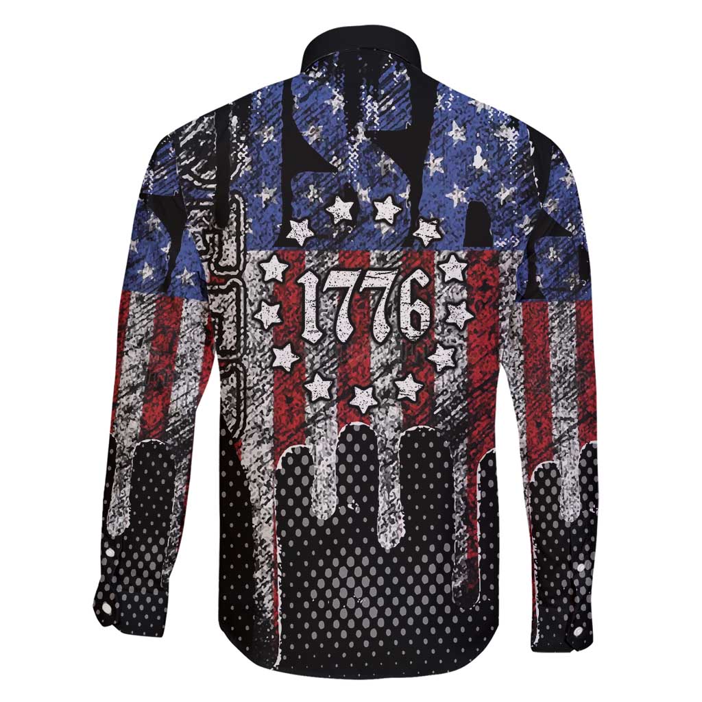 We The People Family Matching Short Sleeve Bodycon Dress and Hawaiian Shirt No Kings In America Since 1776 - Wonder Print Shop