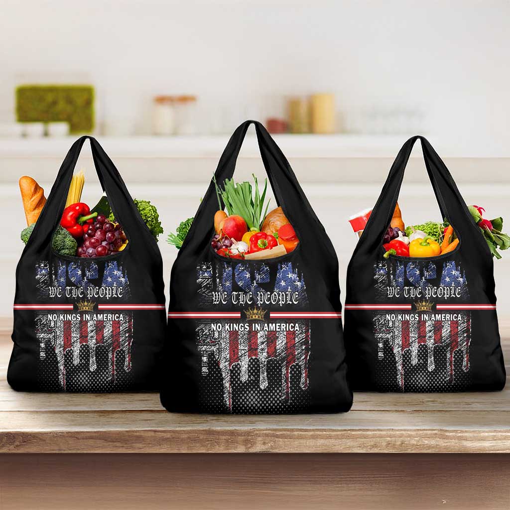 We The People Grocery Bag No Kings In America Since 1776 - Wonder Print Shop