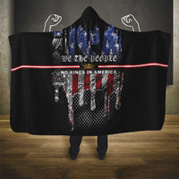 We The People Hooded Blanket No Kings In America Since 1776 - Wonder Print Shop