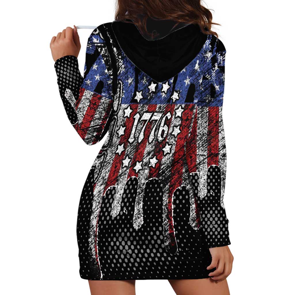 We The People Hoodie Dress No Kings In America Since 1776 - Wonder Print Shop