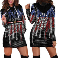 We The People Hoodie Dress No Kings In America Since 1776 - Wonder Print Shop