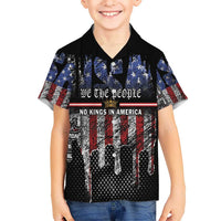 We The People Kid Hawaiian Shirt No Kings In America Since 1776 - Wonder Print Shop