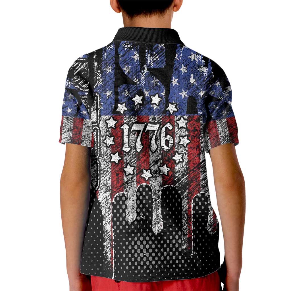 We The People Kid Polo Shirt No Kings In America Since 1776 - Wonder Print Shop