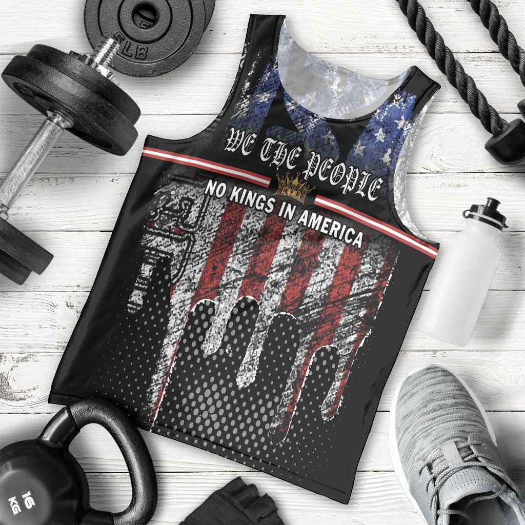 We The People Men Tank Top No Kings In America Since 1776 - Wonder Print Shop