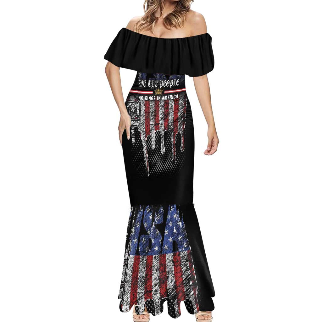 We The People Mermaid Dress No Kings In America Since 1776 - Wonder Print Shop